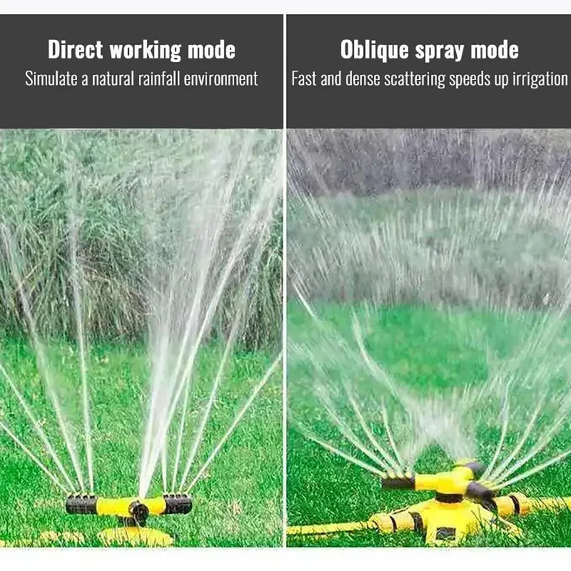 NEW 360 Degree Automatic Rotating Garden Lawn Sprinkler Yard Garden Large Area Coverage Water Sprinkler Irrigation Water Sprayer
